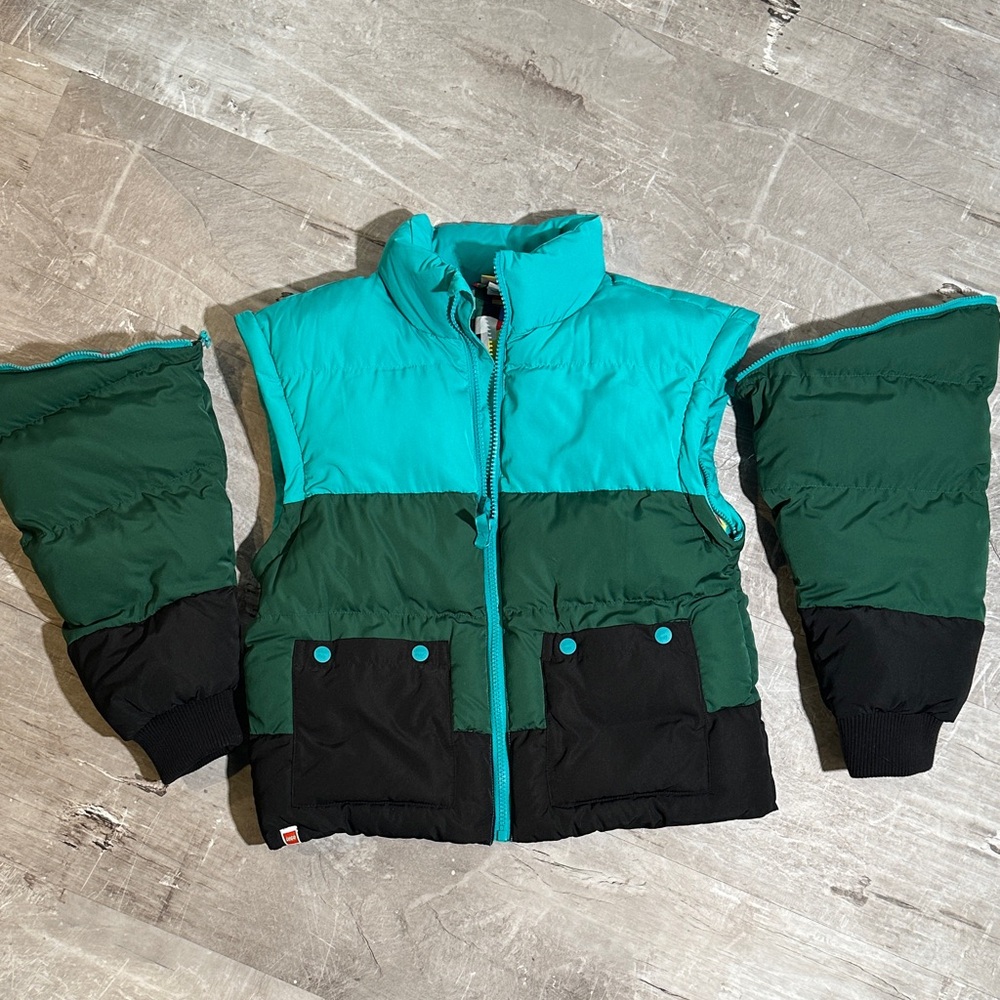 Kids Lego Colorblock Puffer Jacket/Vest - Picture 6 of 7